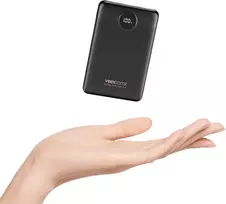 VEEKTOMX išorinė baterija 10000 mAh, 22,5 W, su USB-A ir USB-C jungtimis, VT103