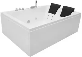 Masažinė vonia Bellagio Luxury Bergo, 180×120×61 cm dvivietė