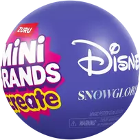 MINIBRANDS MINI BRANDS miniatiūrų rinkinys Snow Globes Disney, 1 serija, asort., 77845GQ1