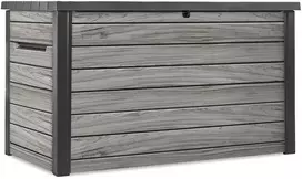 Sodo daiktadėžė Keter DECO DEC BOX, 870 l, Storm Pilkas