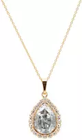 Diamond Sky Jewelry Pakabukas „Celestial Drop (Sidabrinis Patina)“ su Swarovski® kristalais