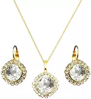 Diamond Sky Jewelry Papuošalų rinkinys moterims „Glare III“ su Swarovski® kristalais