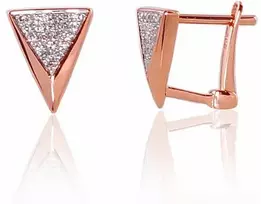Diamond Sky Jewelry Auksiniai auskarai su deimantais „Melisandra“