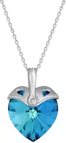 Diamond Sky Jewelry Sidabrinis pakabukas „Cupid (Bermuda Mėlyna)“ su Swarovski® kristalais