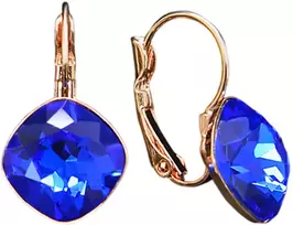 Diamond Sky Jewelry Auskarai „Glare IV (Majestic Mėlyna)“ su Swarovski® kristalais