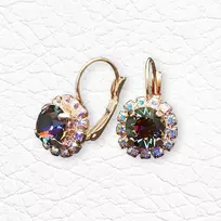 Diamond Sky Jewelry Auskarai „Glory II (Vitrail Medium)“ su Swarovski® kristalais
