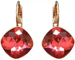 Diamond Sky Jewelry Auskarai „Glare IV (Padparadscha)“ su Swarovski® kristalais