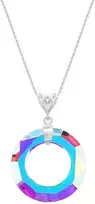 Diamond Sky Jewelry Sidabrinis pakabukas „Cosmic Ring (Aurora Borealis)“ su Swarovski® kristalais
