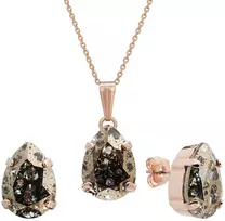 Diamond Sky Jewelry Papuošalų rinkinys moterims „Venus II (Gold Patina)“ su Swarovski® kristalais