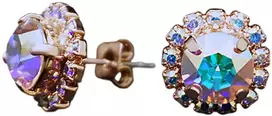 Diamond Sky Jewelry Auskarai „Glory III (Aurora Borealis)“ su Swarovski® kristalais