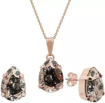Diamond Sky Jewelry Papuošalų rinkinys moterims „Venus II (Rose Patina)“ su Swarovski® kristalais