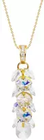 Diamond Sky Jewelry Sidabrinis pakabukas „Flamenco (Aurora Borealis)“ su Swarovski® kristalais