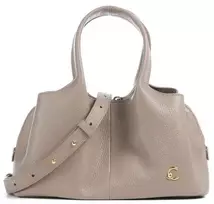Odinė rankinė Coccinelle E1 VOF 18 02 01 N59, taupe spalvos