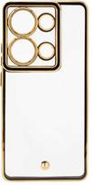Dėklas iLike Xiaomi Redmi Note 13 Pro 5G TPU+PC With Camera Protective Transparent Juodas