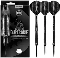 Harrows Supergrip Juodas smigiai 90% plieno antgalis SupergripBlack90%