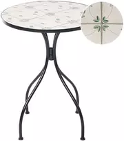Beliani Bistro staliukas CARONA 60 cm metalinis juodas
