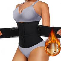 Women Waist Trainer Body Shaper Sweat Absorbent Abdomen Control Waist Cincher Belt S juoda