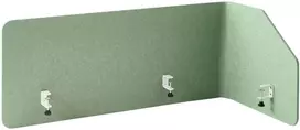 Beliani Rašomojo stalo pertvara FOLDY 120 x 50 cm šviesiai žalia