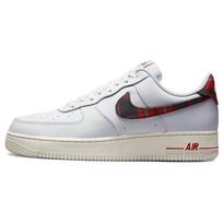 Nike Air Force 1 Low '07 LV8 Tartan Plaid White University Red DV0789-100 48.5 white