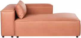 Sofa Beliani Kairysis gultas BRANDE aukso rudos spalvos