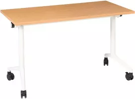 Beliani Sulankstomas rašomasis stalas CAVI rudas 120 cm 60 cm