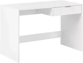 Beliani Rašomasis stalas LUTETIA baltas 120 cm 60 cm