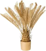 Beliani Dirbtinis augalas ARECA PALM TREE 70 cm auksinės spalvos