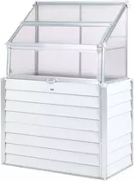 Beliani Balkoninis šiltnamis NOVOLI, kreminės baltos spalvos, 62 cm