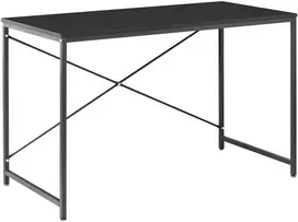 Beliani Rašomasis stalas ANDASTE juodas 120 cm 60 cm