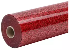 Spausdintuvas HTVRONT blizganti termo perdavimo plėvelė, 30,5 cm x 90 cm (raudona)