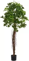 Beliani Dirbtinis augalas UMBRELLA TREE 175 cm Žalias
