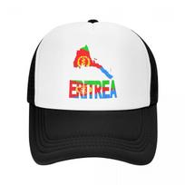 Fashion Eritrea Map Eritrean Flag Trucker Hat Unisex Women Personalized Adjustable Adult Baseball Cap Spring Snapback Caps Trucker Hat white