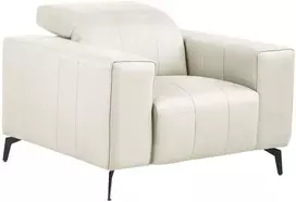Fotelis Beliani Fotel OMMEL šviesiai smėlio spalvos