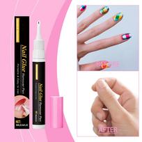 Nail Glue Remover Pen 10ml One Size juoda