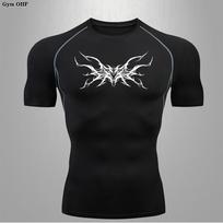 Man Compression T Shirt Gym Fitness Training Running Quick Drying Sports Shirt Summer Shaping Slimming Comfortable Men T Shirts S