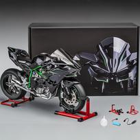 Purškiklis 1:6 Lenktyniniai Ninja 500 H2R Motociklų Garsas ir Šviesa Greiti ir Įsiutę Vaikų Žaislinis Automobilis Lenktynių Žaidimai Vaikams Berniukams gray