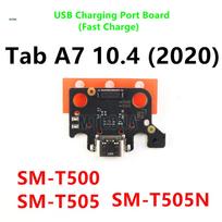 For Samsung Tab A 10.1 (2019) A7 Lite T220 T225 A7 10.4 (2020) T500 T510 T515 USB Charging Dock Connector Port Board Flex Cable T500 black