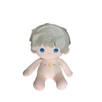 20Cm Genshin Impact Flins  Plush Cute Kawaii Stuffed Doll Anime Figure Pillow Cosplay Birthday Gift no skeleton gray