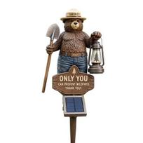 Long Lasting Night Atmosphere Lamps Shovel Bear Solar Light, Waterproof Resin Decorative Statue, Auto on at Lantern Stakes Dusk Warm Lighting ruda