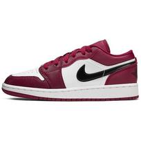 Jordan 1 Low Noble Red GS 553560-604 38.5 white