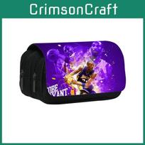 Kobe Bryant dvigubo sluoksnio pieštukinė iš nailono studentams ir NBA gerbėjams 20x9x11cm