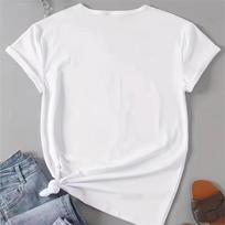2023 Brand Women's Summer Milano Letters Print Y2k T-shirt Ladies Short Sleeved Luxury Tees Clothing Loose Pure Cotton Soft Tops S