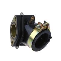 23 mm karbiuratoriaus įsiurbimo kolektoriaus vamzdis GY6 125cc 150cc kinų motoroleriams, mopedams, keturračiams, kartingams juoda