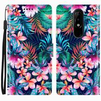 For Nokia 5.1 Plus Case Leather Flip Wallet Case For Nokia 5.1 Plus Phone Case For Nokia TA-1120 TA-1105 TA-1102 Cover Fundas Nokia 5.1 Plus blue