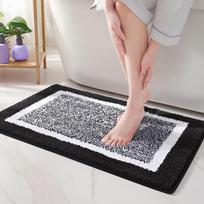 2025 vandens sugeriantis neslystantis pėdų kilimėlis imituoto kašmyro grindų kilimėlis vonios kambario kilimėlis namų prieangio kilimėlis kilimas 30*40cm【Small Size】 gray
