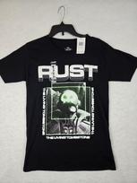 New With Tags The Living Tombstone  Rust  Graphic Tee – Black – Size Small L white