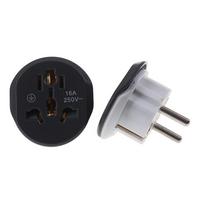 16A Universal EU Travel Adapter Euro Converter UK US AU to EU AC Socket Plug Onesize