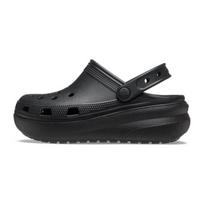 Crocs Classic Clog Height Increasing Sandal Black Kids' 207708-001 28-29