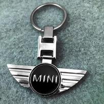 MINI emblemos raktų pakabuko pakabukas automobilio raktų pakabuko priedai MINI Cooper R56 F56 R50 JCW Cabrio Aceman Countryman Clubman Roadster vhdsg88 gray