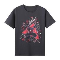 Genuine  High-quality Spider-Man Parallel Universe Printed Men's And Women's T-shirts Short-sleeved TopsJacket S